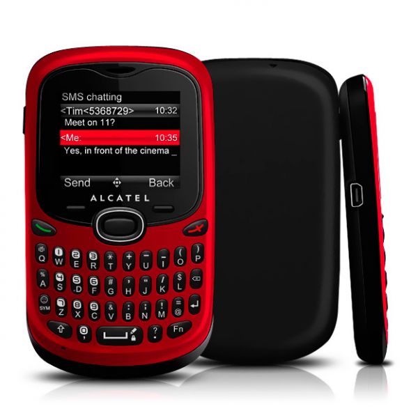 Celular Smartphone Alcatel OT255 - Vermelho - Desbloqueado