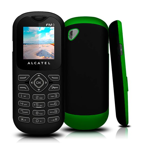 Celular GSM Alcatel OT208X - Verde - Desbloqueado